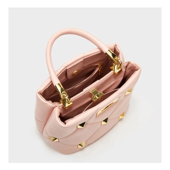 Inspired Designer Rock Stud Crossbody Handbag NEW - Picture 5 of 7